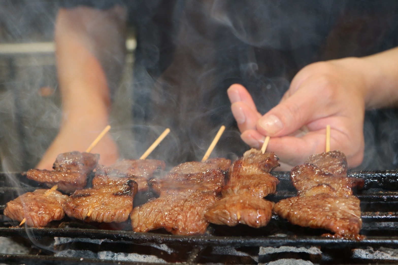 串焼三玄の串焼風景5