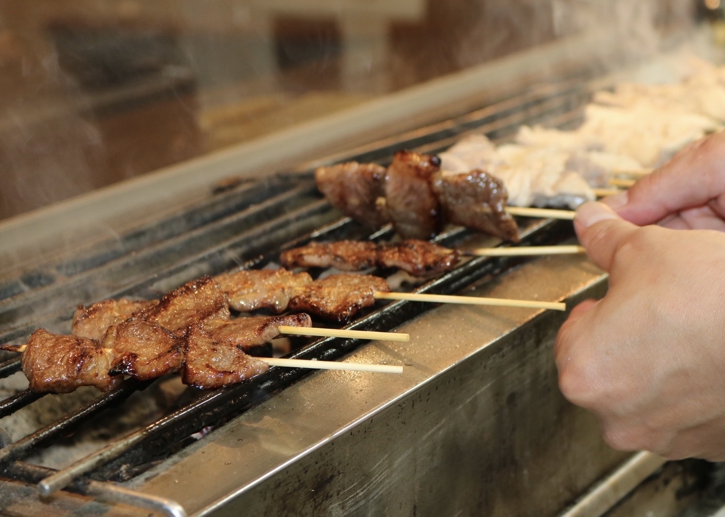 串焼三玄の串焼風景9